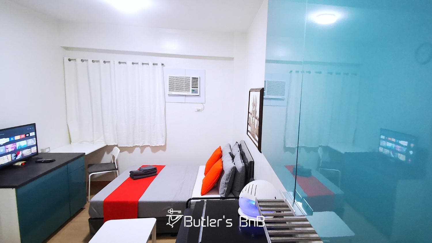 Hotel room at Butler's BnB @ Trees Residences QC Phil