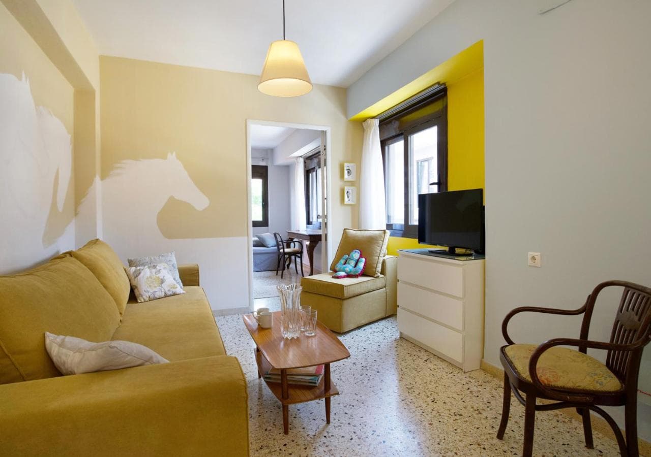 Hotel room at Live in Athens, PSYRRI Meet Me Here Apartments