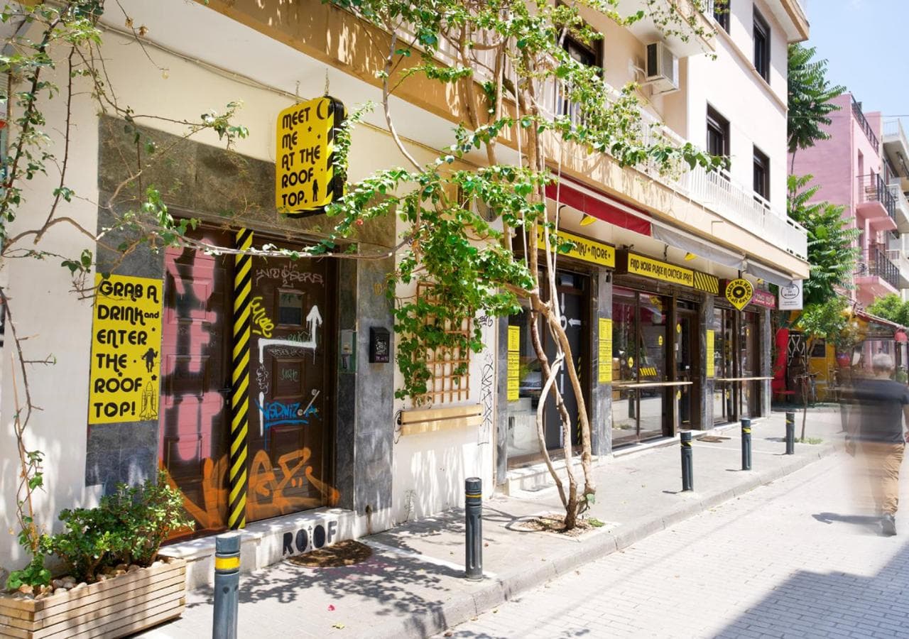 Building at Live in Athens, PSYRRI Meet Me Here Apartments