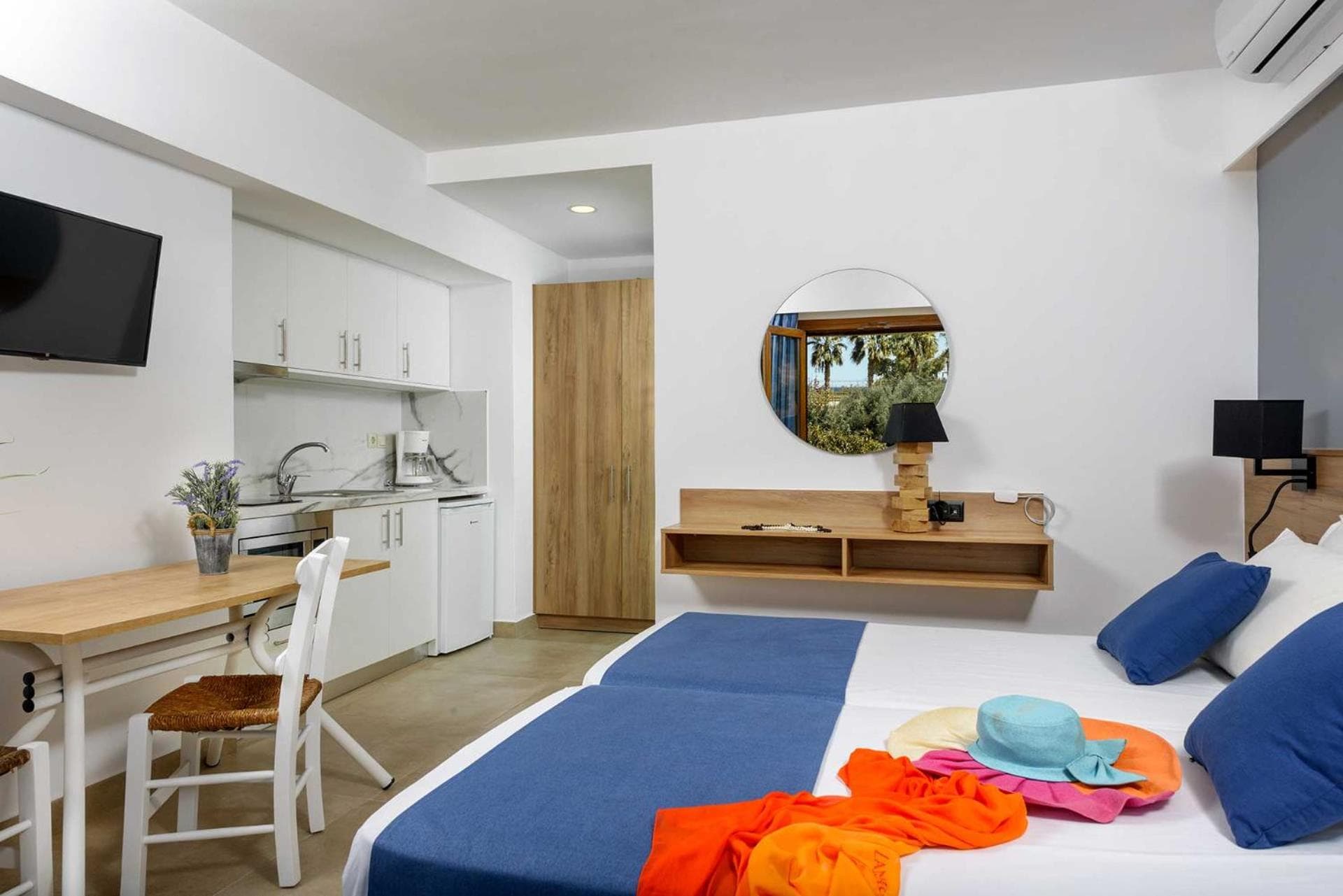 Hotel room at Ida Village