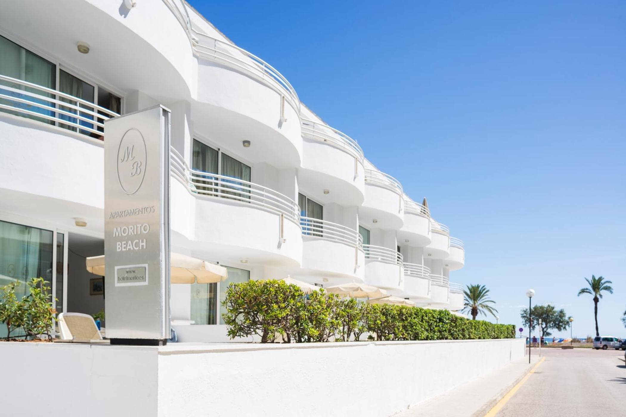 Building at Apartamentos Morito Beach