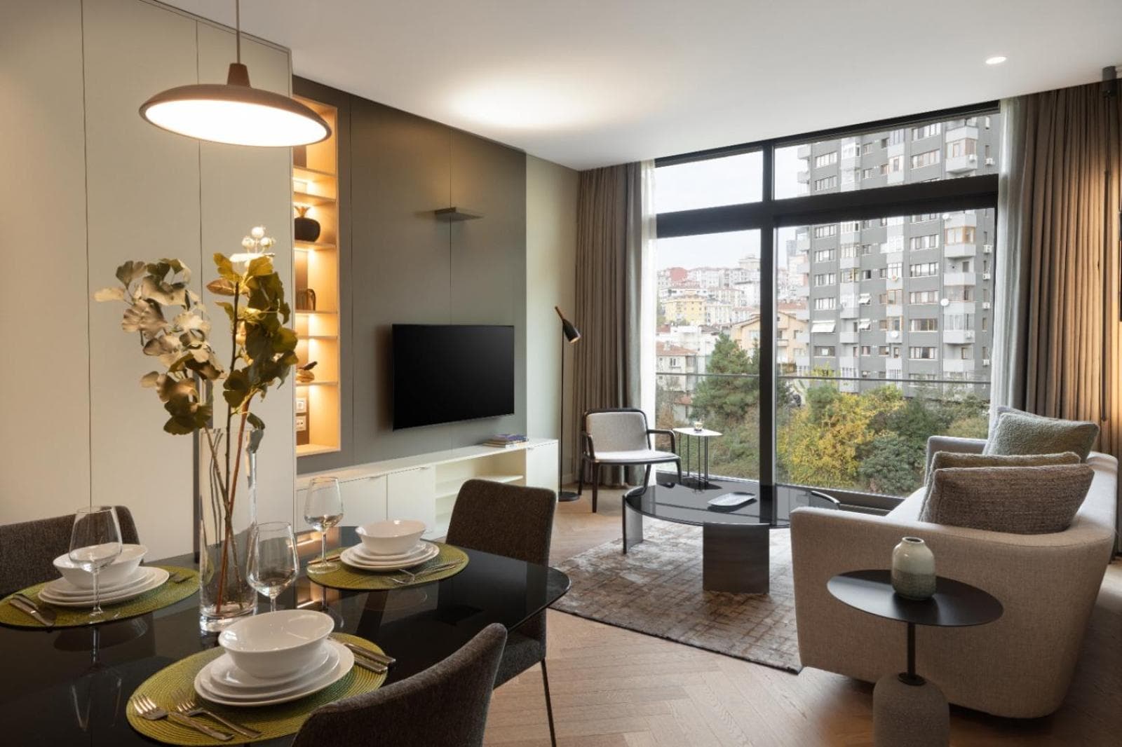 Hotel room at Marriott Executive Apartments Istanbul Fulya