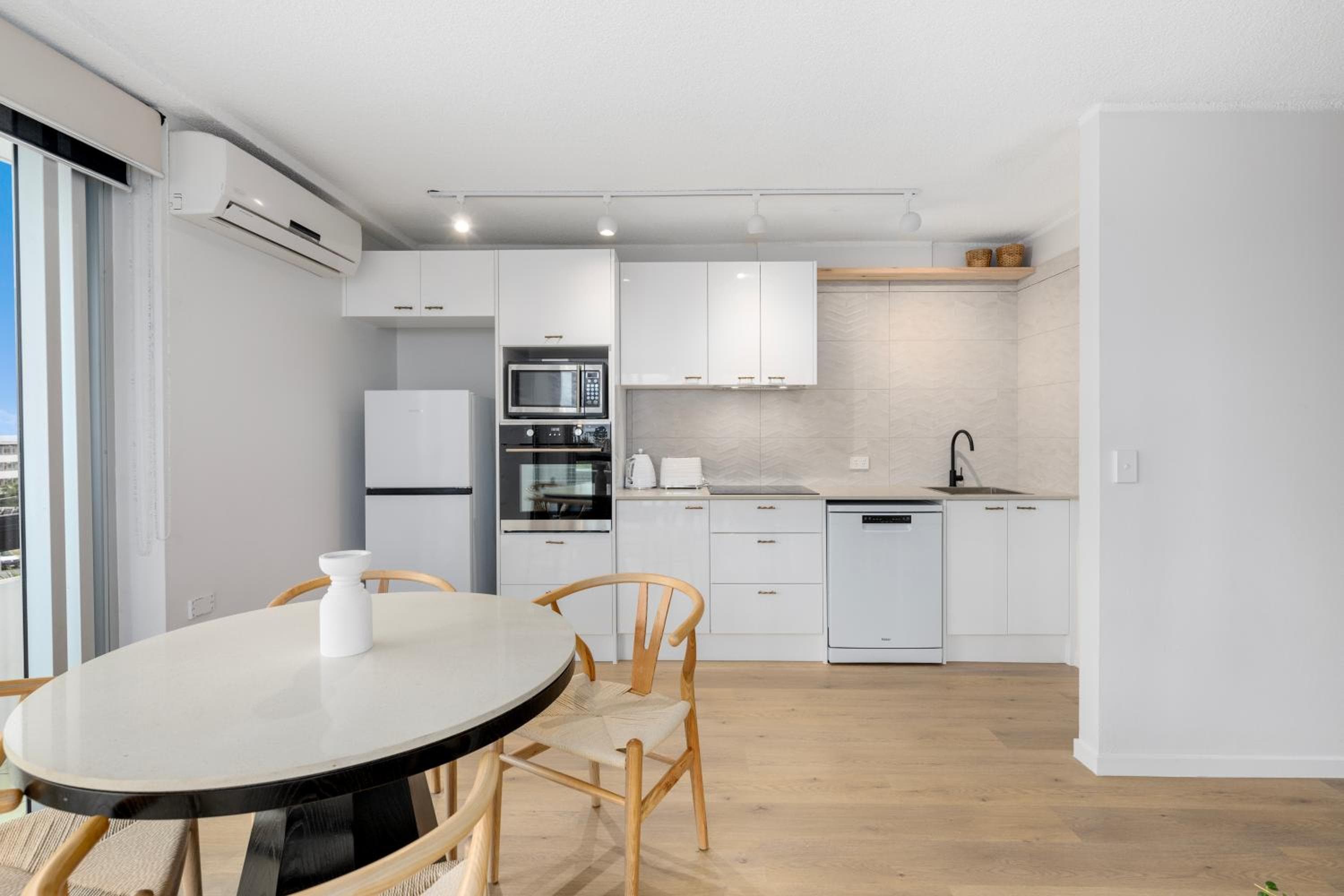 Kitchen at Hi Ho Beach Apartments on Broadbeach
