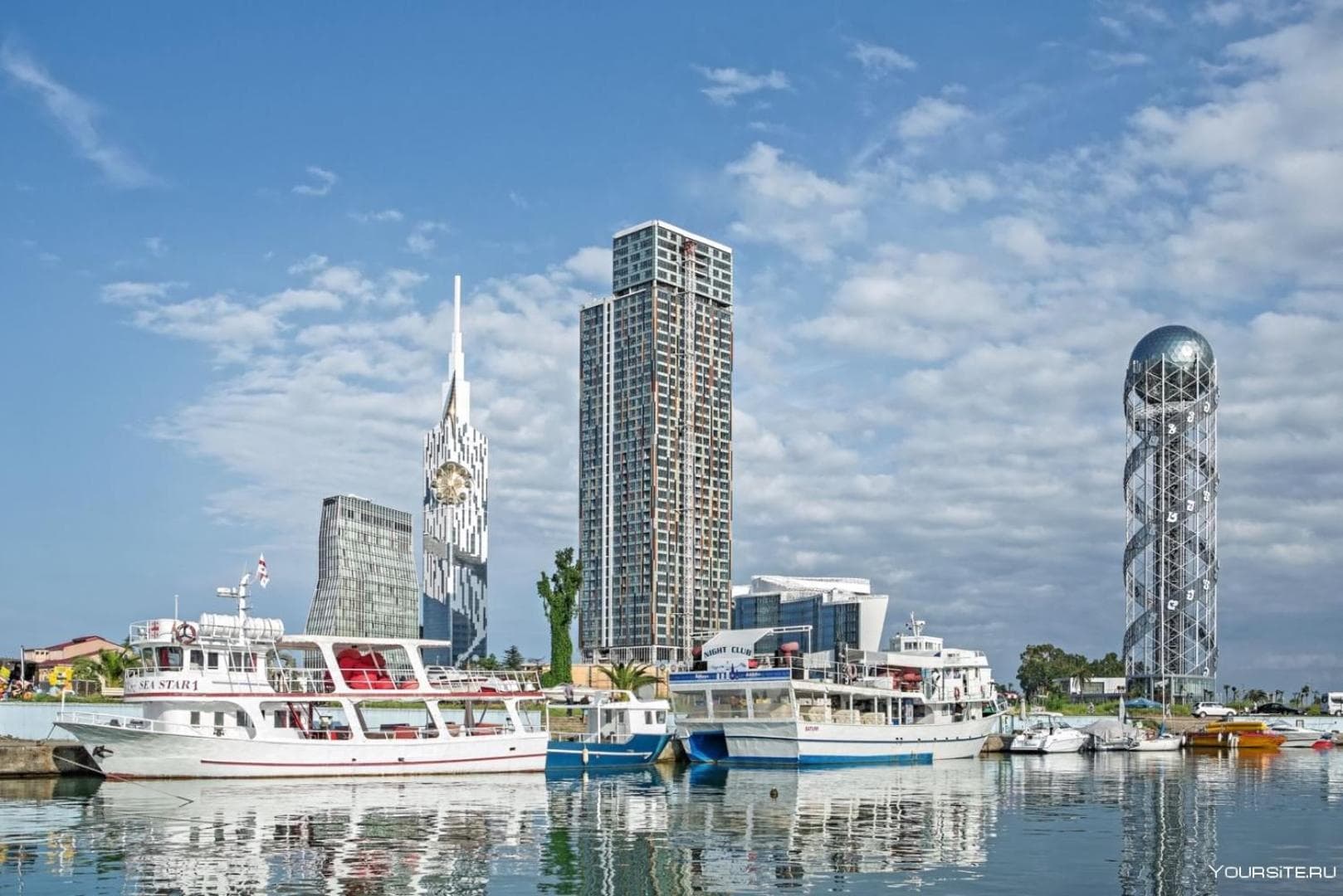 Beachfront apartments at Porta Batumi Tower, Batumi