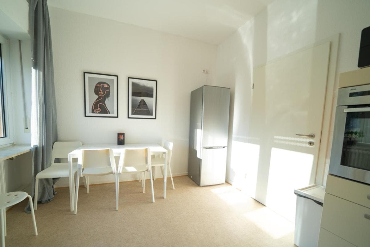 Kitchen at DWK: Monteurwohnung Koblenz