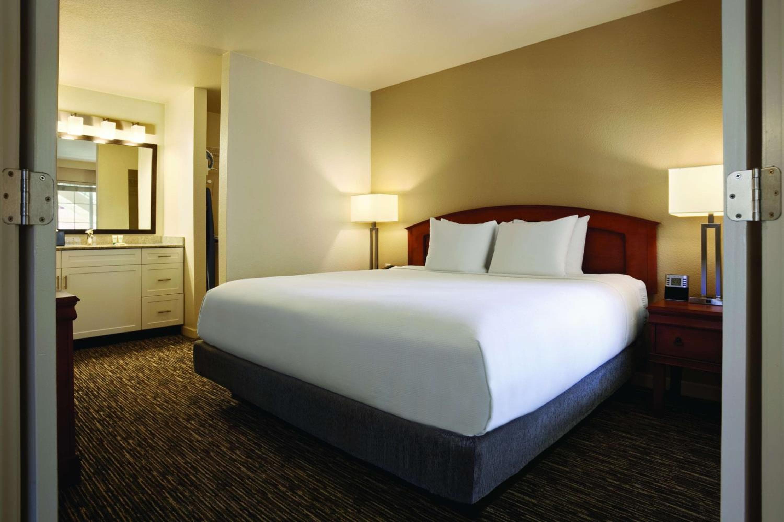Hotel room at Hyatt House Pleasanton