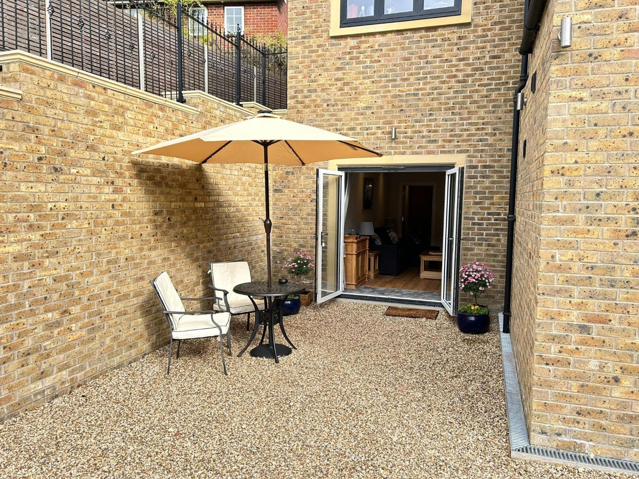 Balance & terrace at Stansted Airport Stay, Parking and Luxury Suite