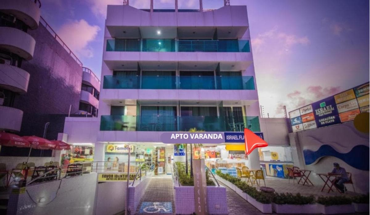 ISRAEL TAMBAÚ- Apto Luxuoso- Em frente ao Mar com Varanda, João Pessoa