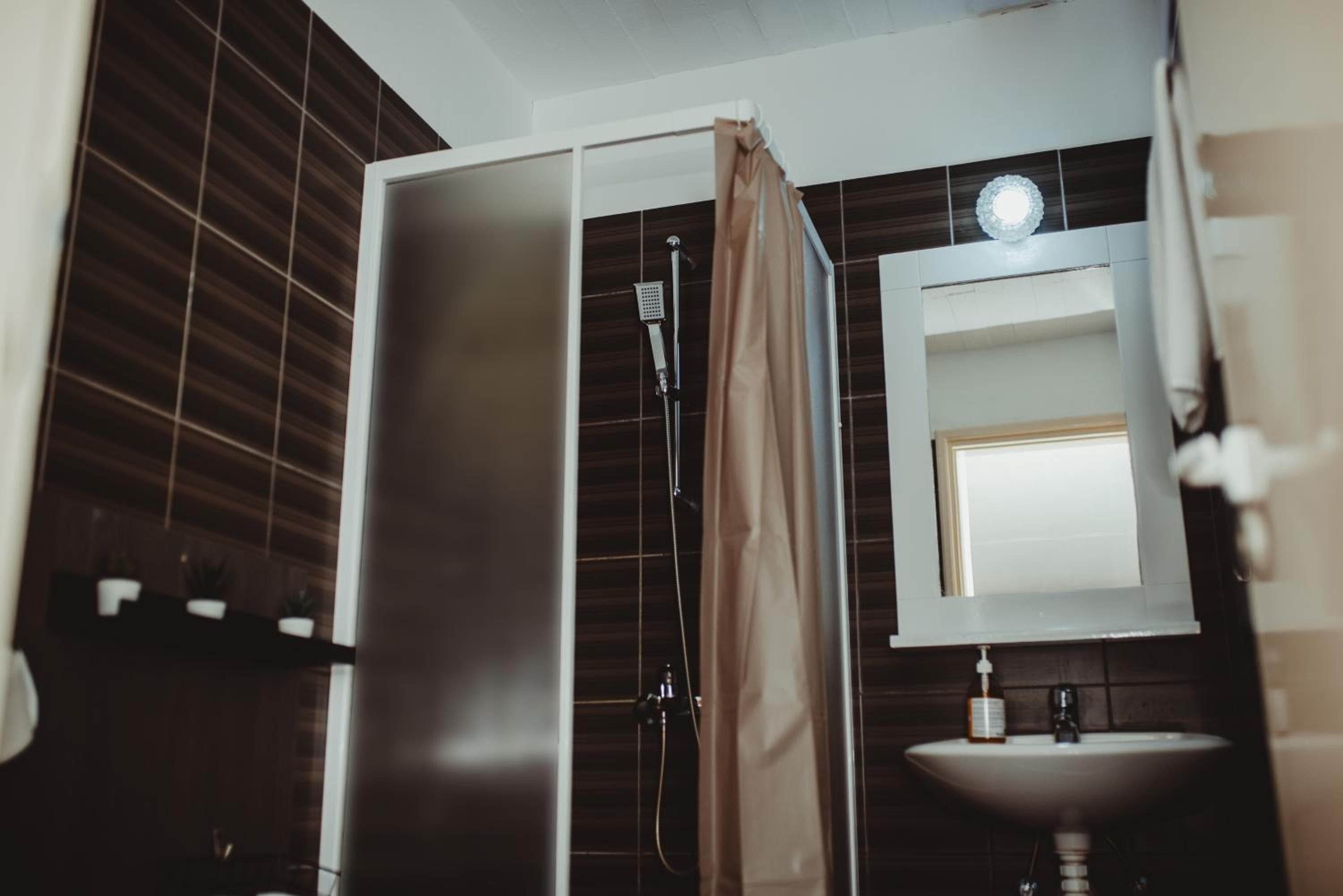 Bathroom at Ovis Hotel Apartments