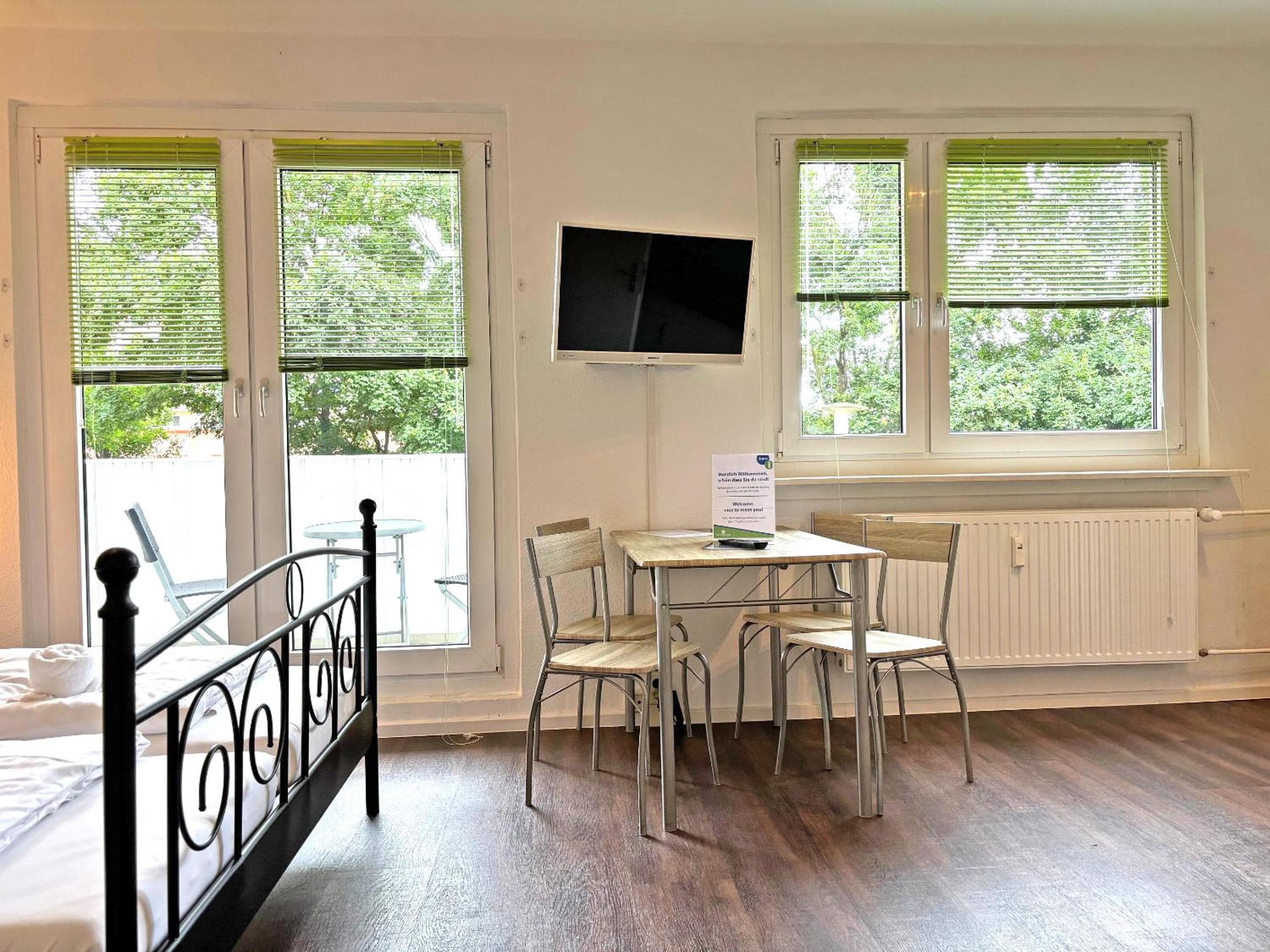 Hotel room at Hammerhotel Apartments Halle Saale