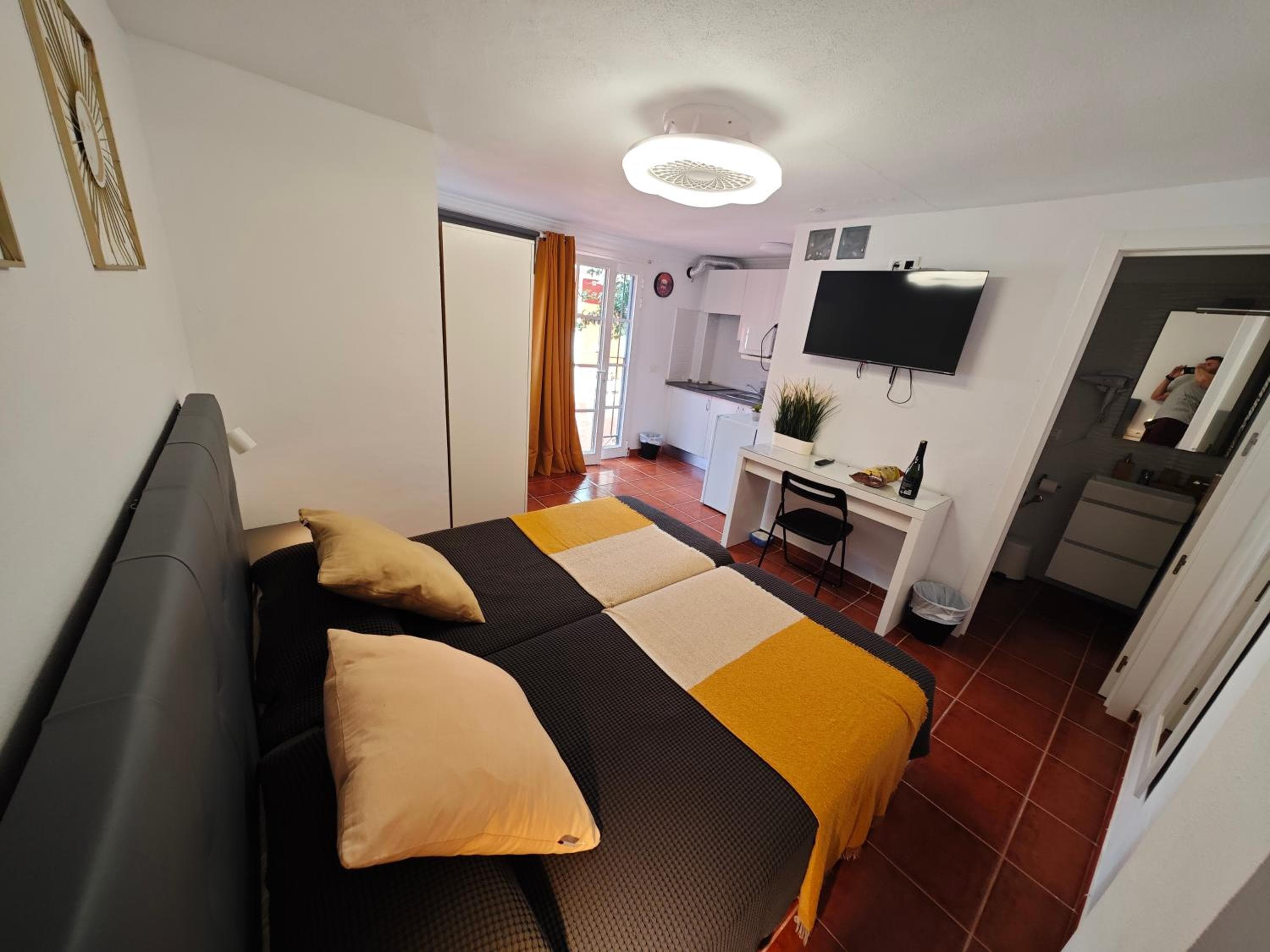 Hotel room at Alojamiento La Concha