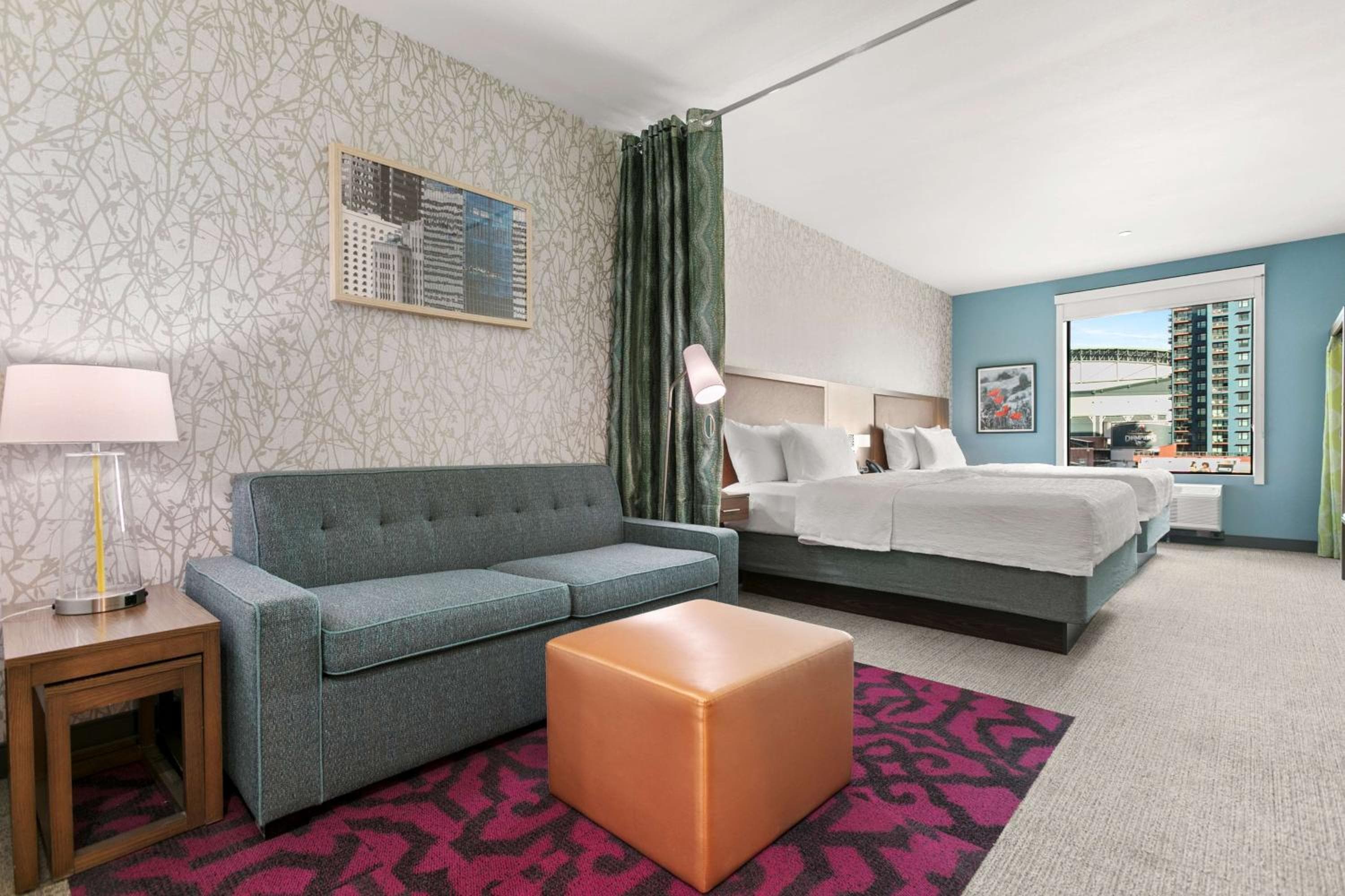 Hotel room at Home2 Suites By Hilton Phoenix Downtown