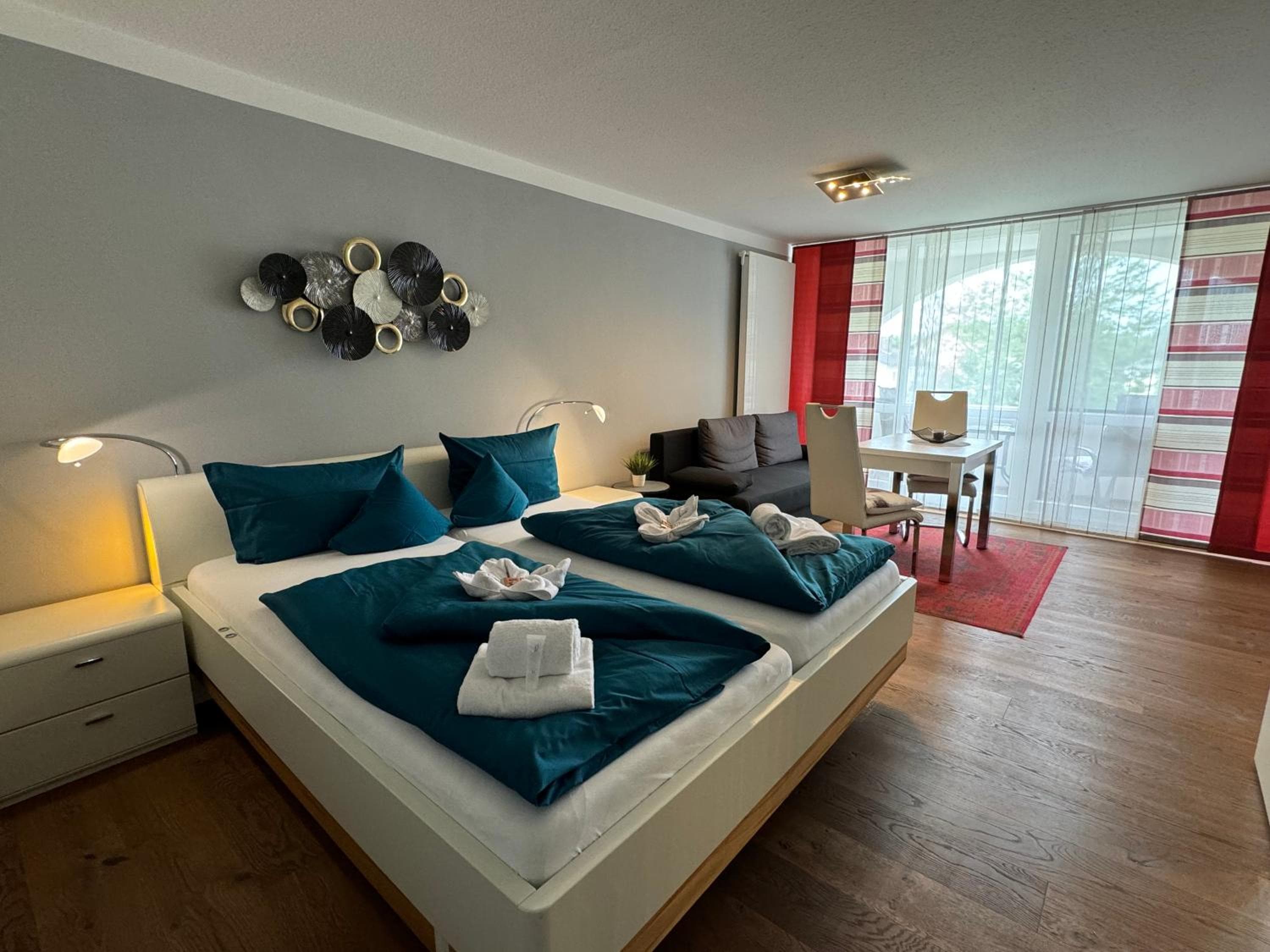 Bedroom at Schloss Kirchham Appartement - & Wellnessanlage