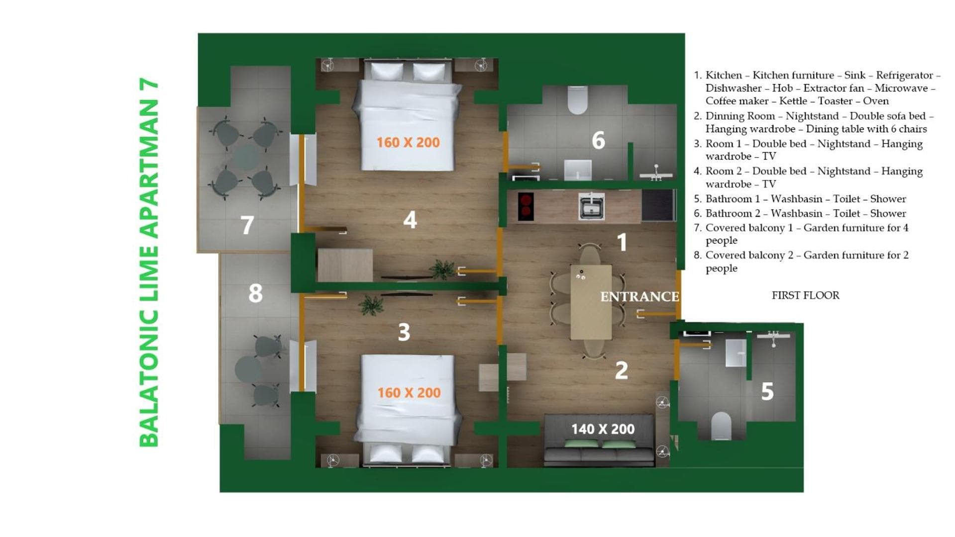 Balatonic Lime apartmanház, Siófok, photo 6