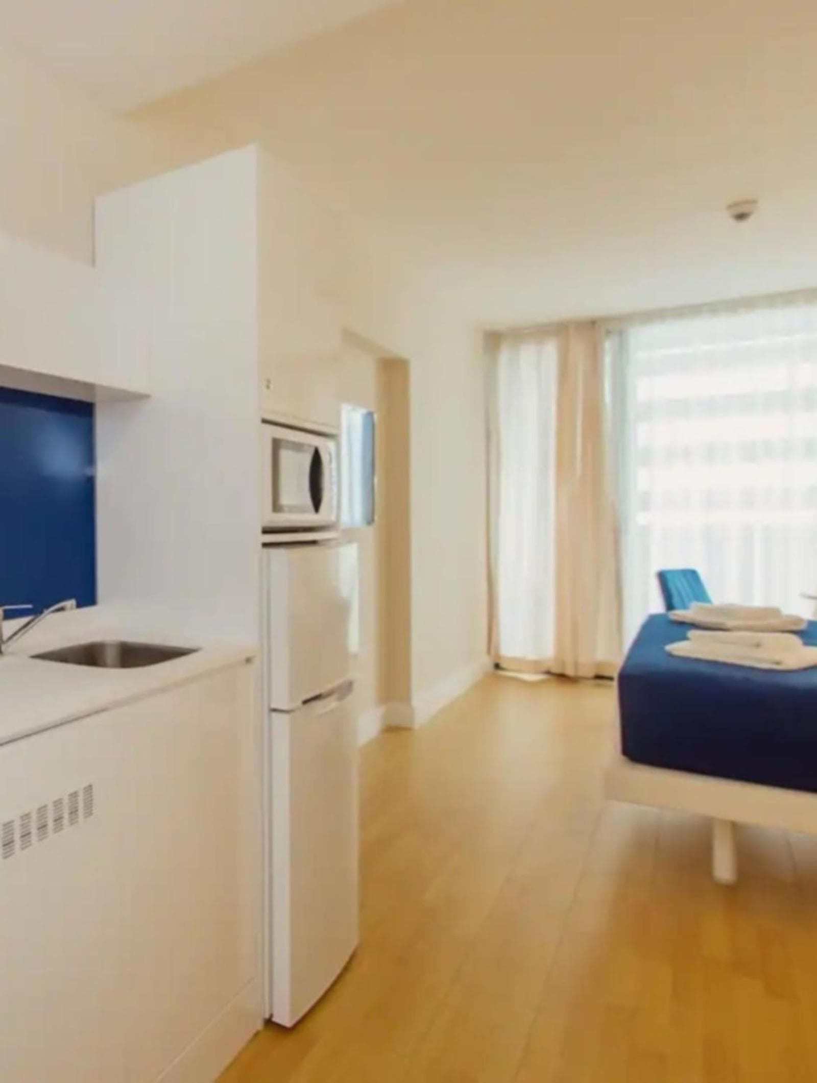 Hotel room at Chic Coastal Escape Aparthotel Overlooking Batumi's Shores