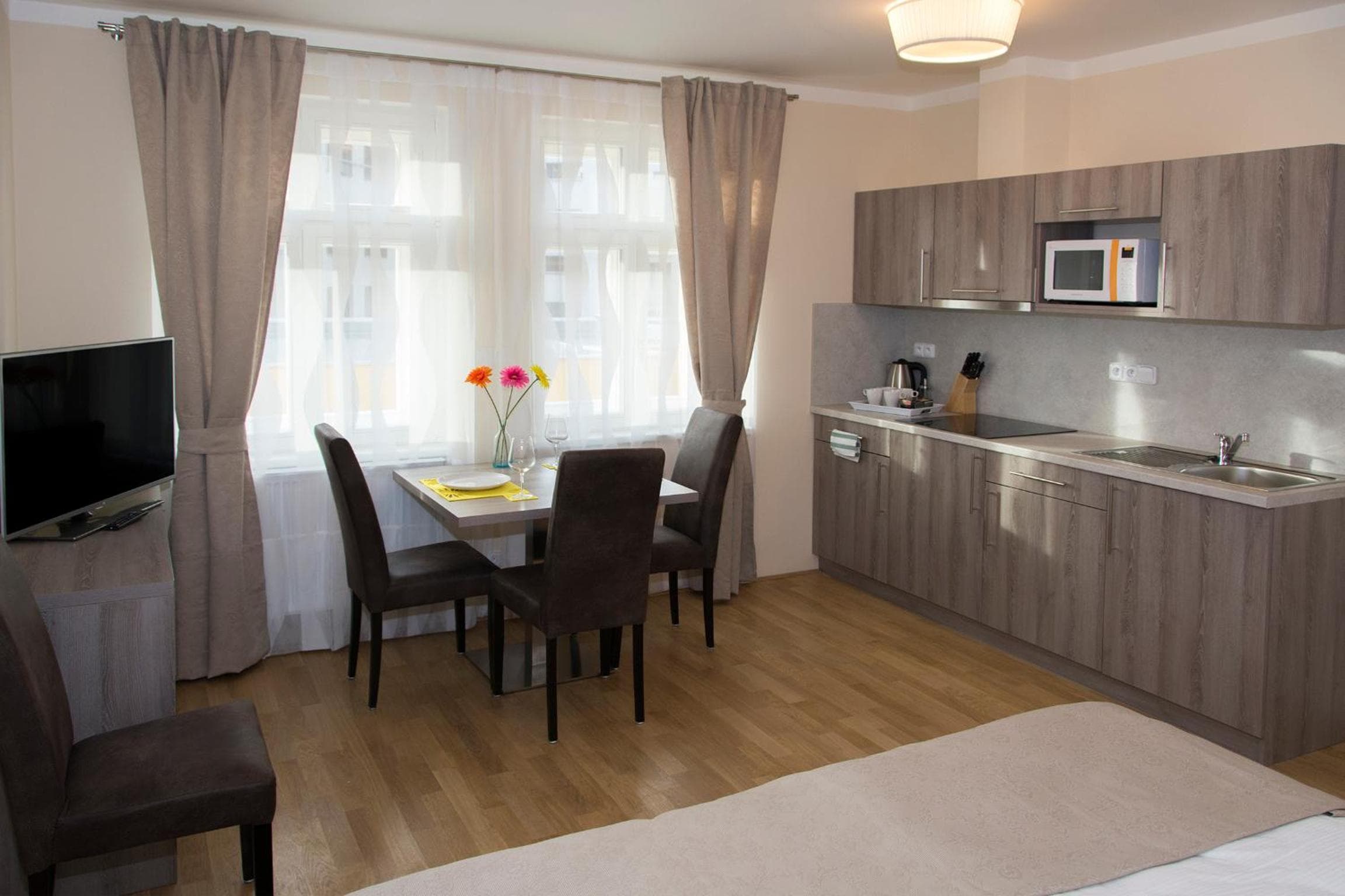 Kitchen at Limes Apartments