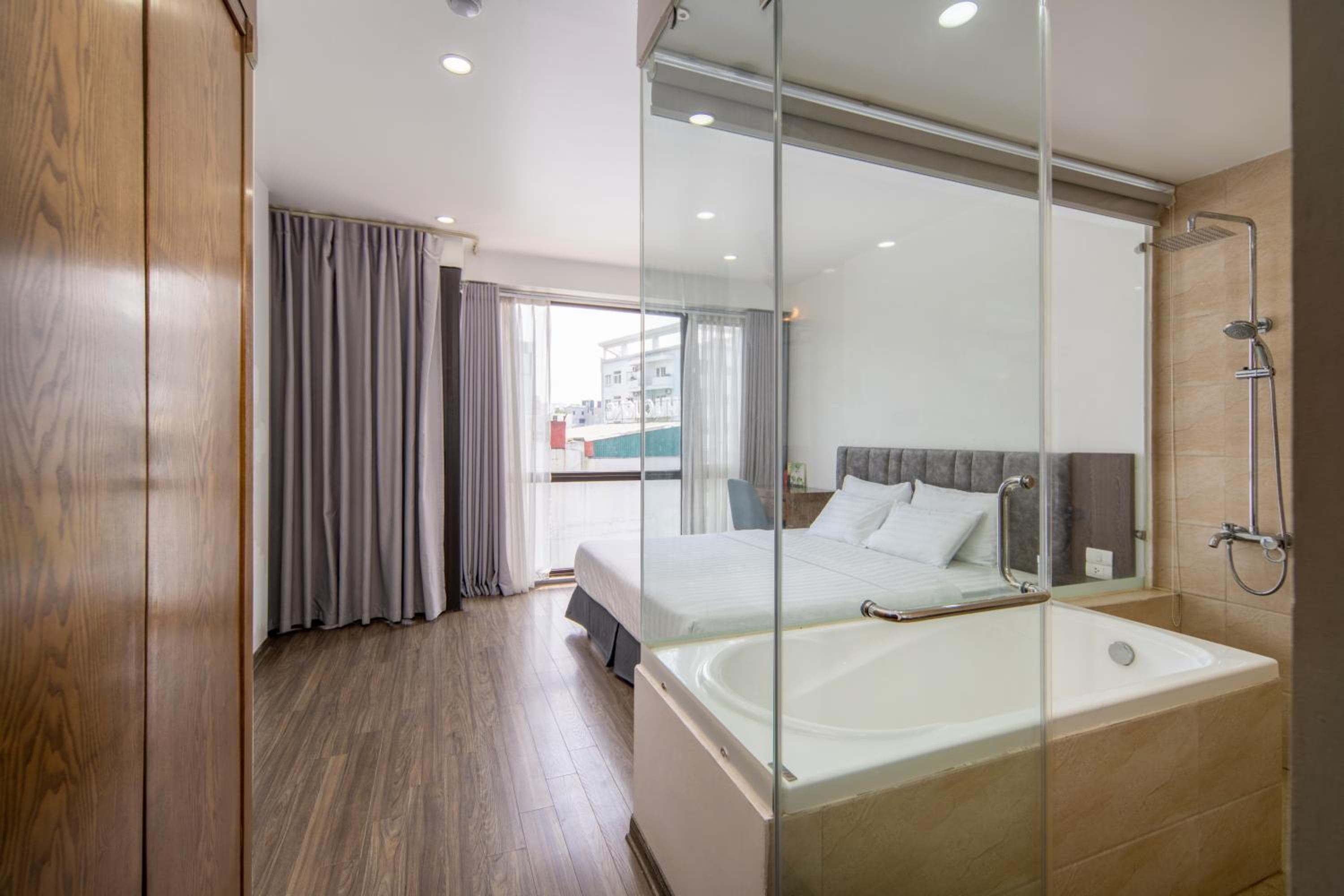 Hotel room at Granda Suites Hanoi