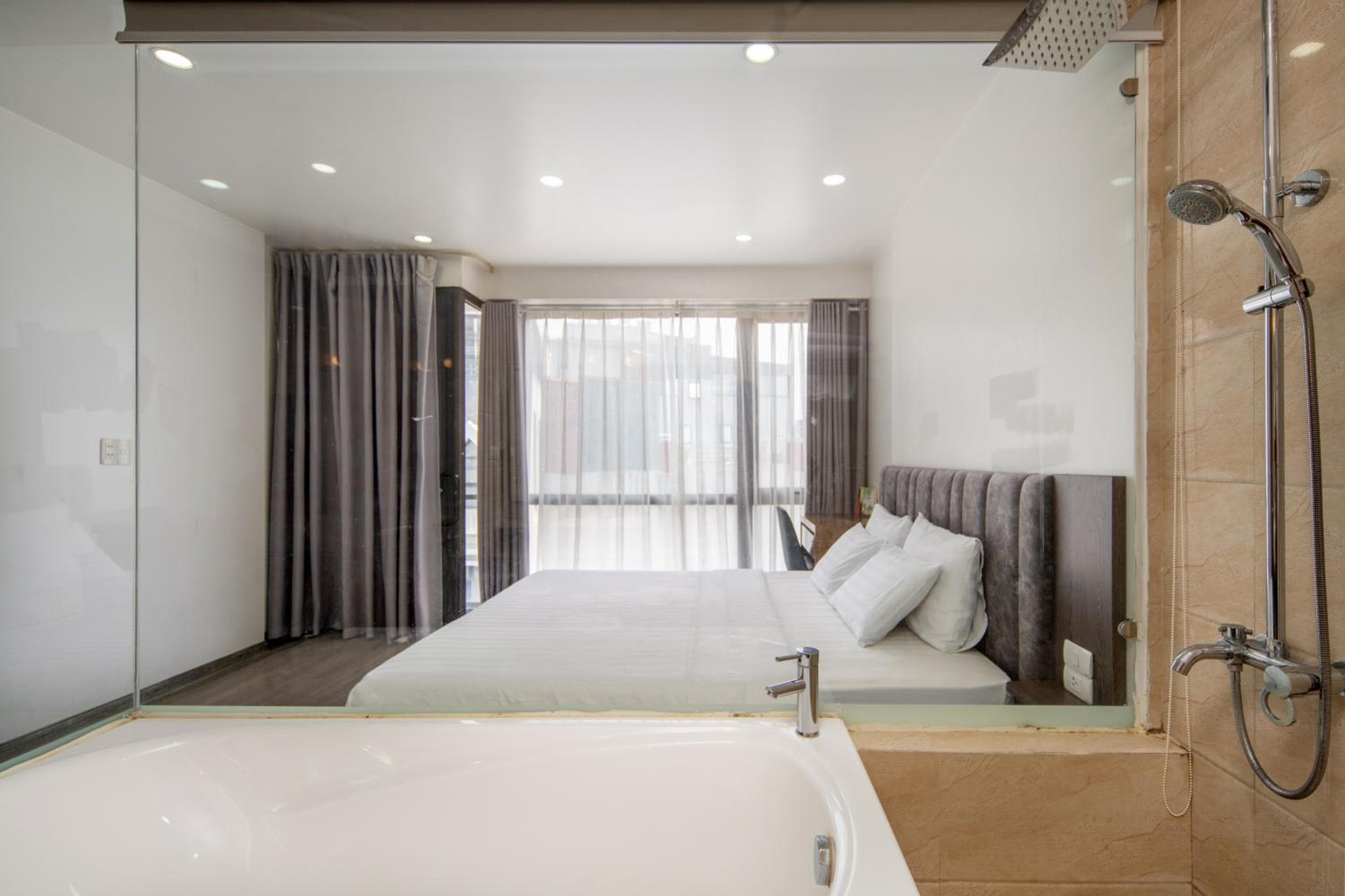 Hotel room at Granda Suites Hanoi