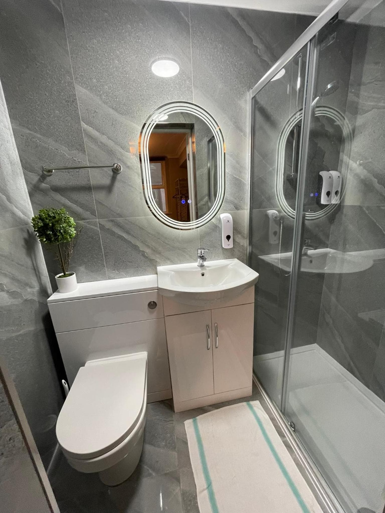 Bathroom at Westminster Inn