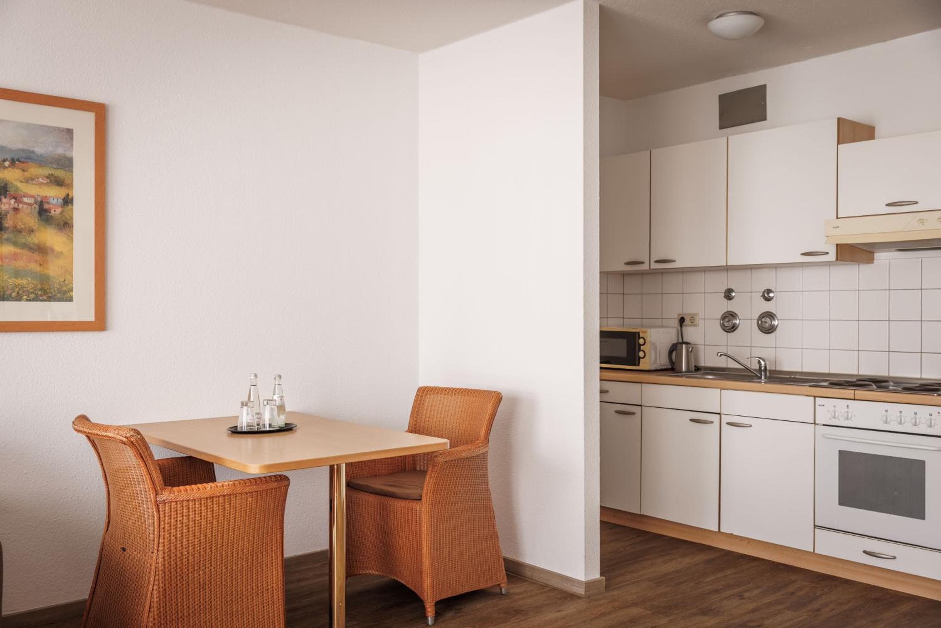 Kitchen at Ariva Boardinghouse Platanenhof