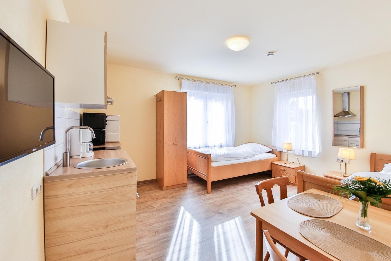 Hotel room at Unterkunft-max 2 Personen pro Bad-Lollar-Gießen