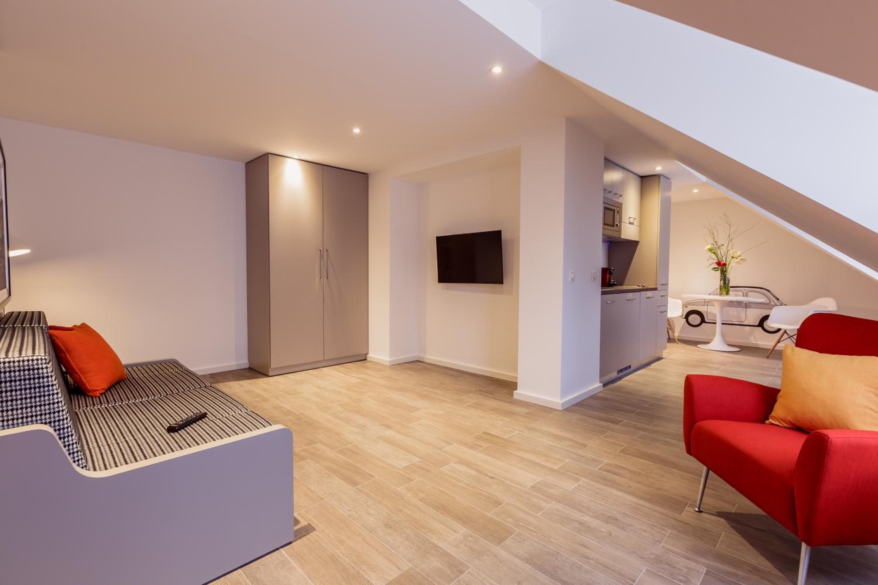 Hotel room at 360 Apartment Hotel Frankfurt