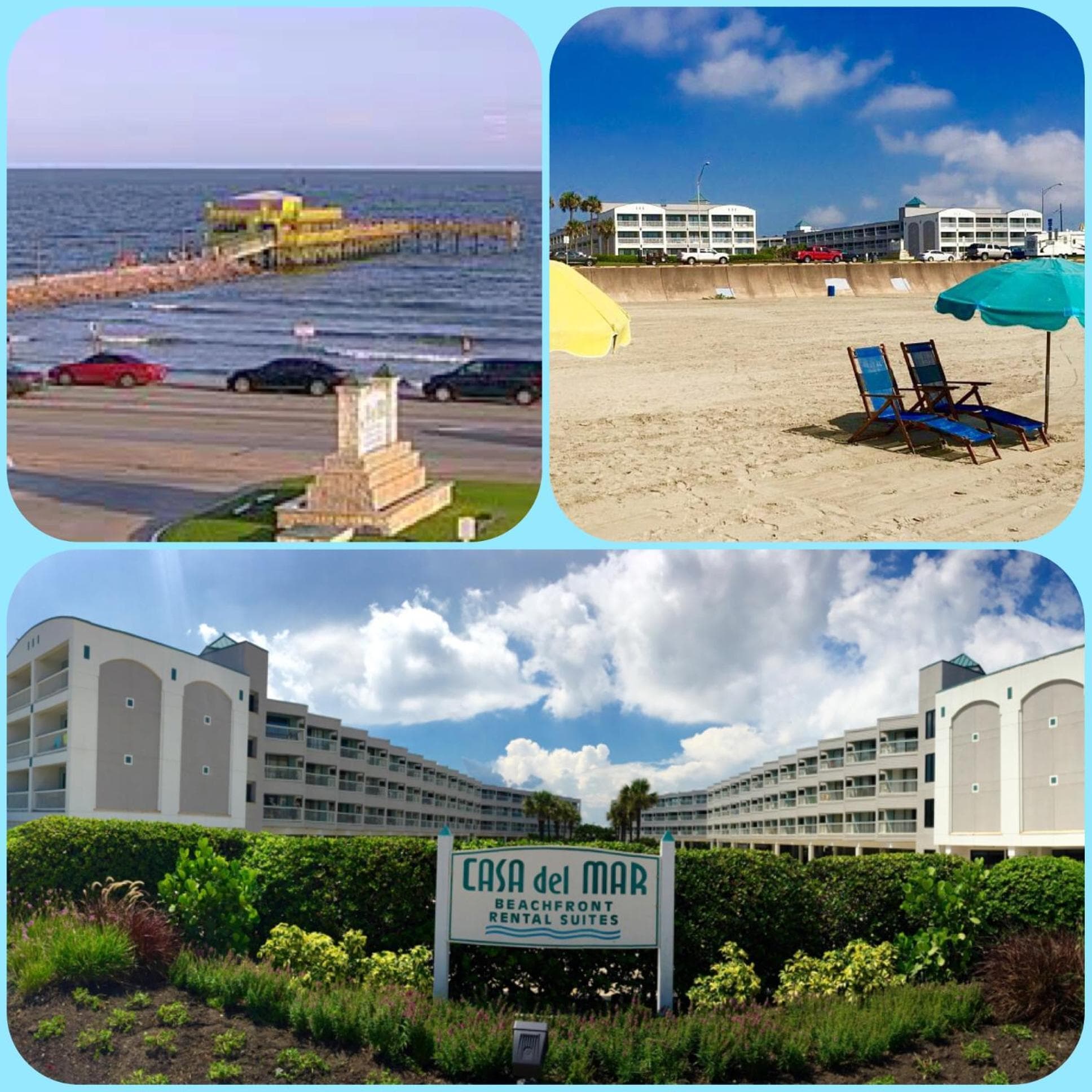 Casa Del Mar Beach View, Galveston