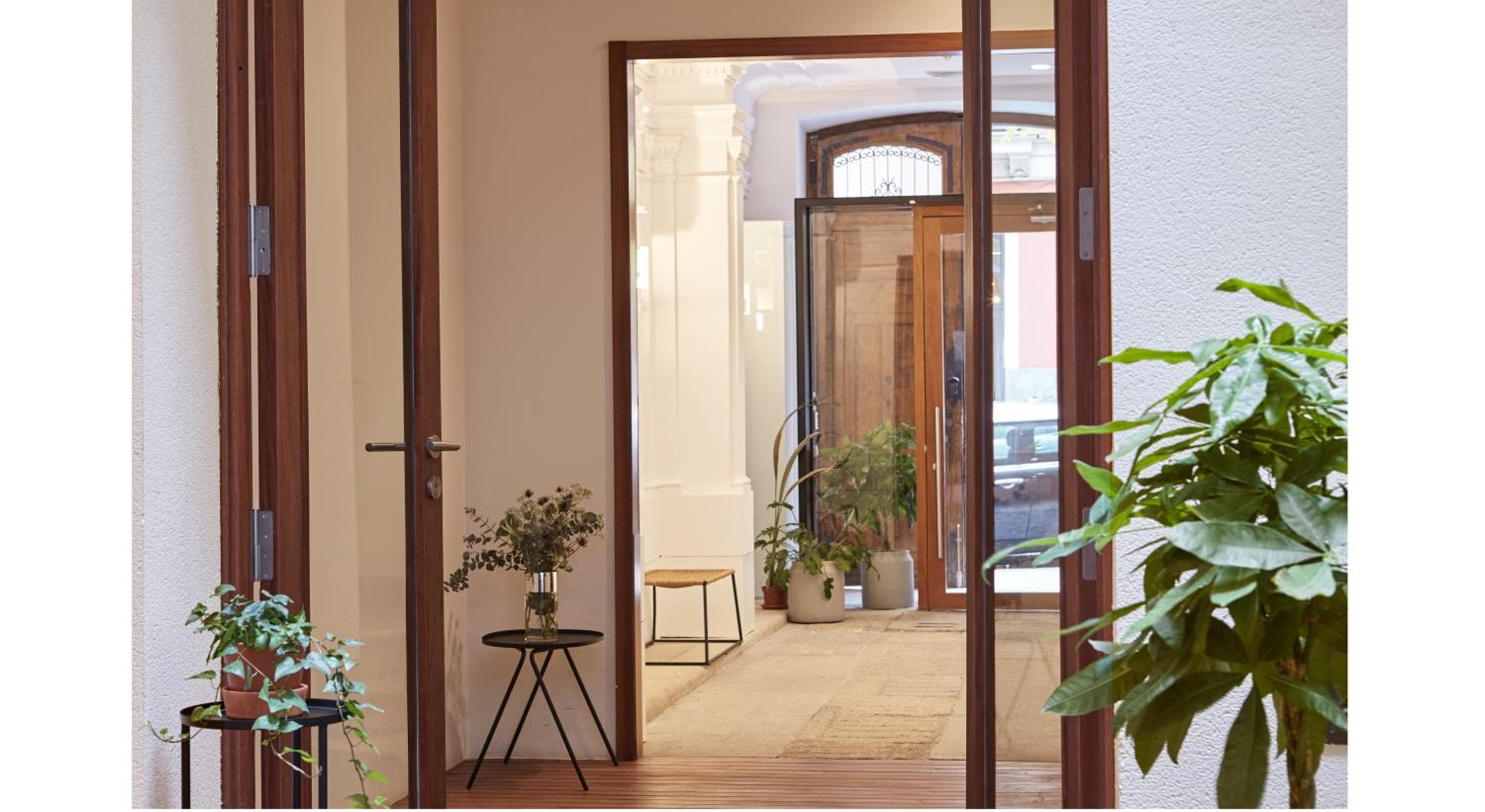 Recepcion & lobby at 60 Balconies Design