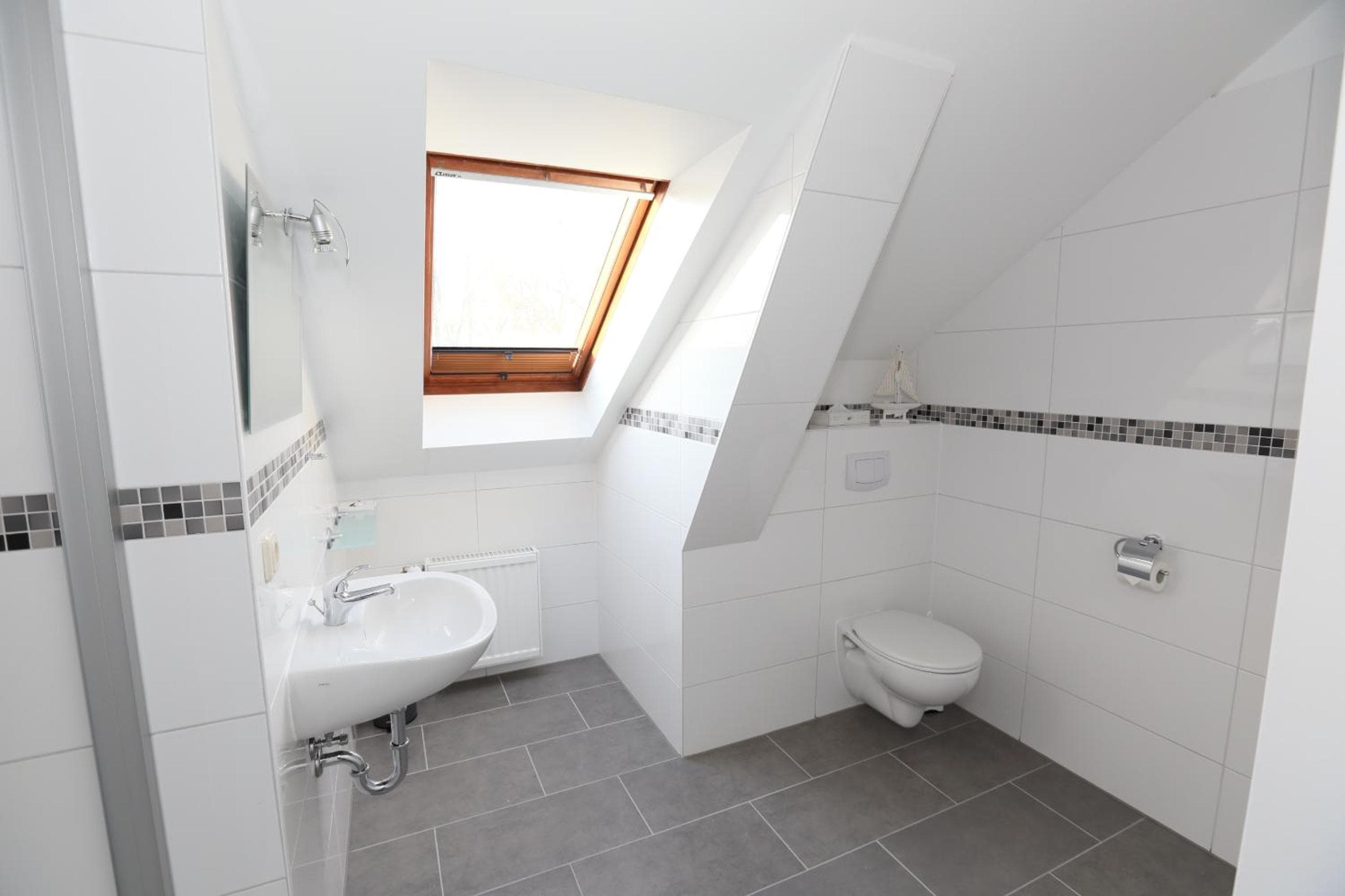 Bathroom at Appartementhotel in Stade