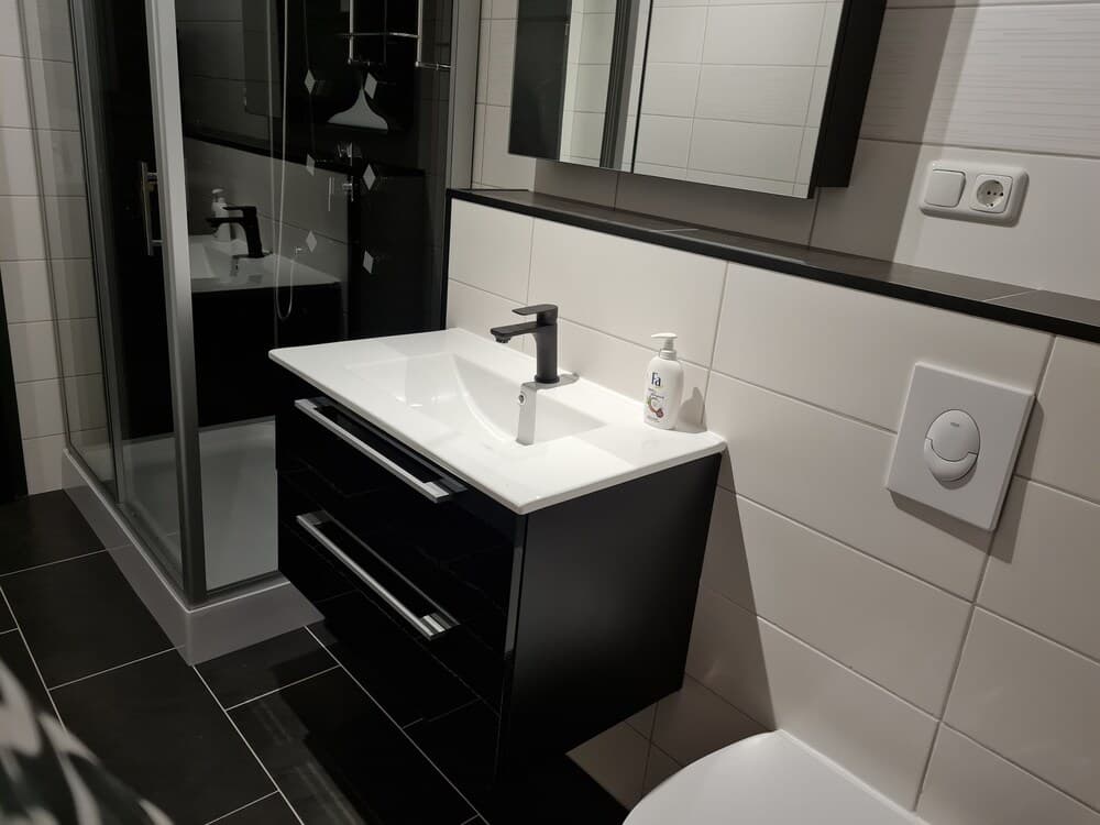 Bathroom at Gasthaus Paula Appartement