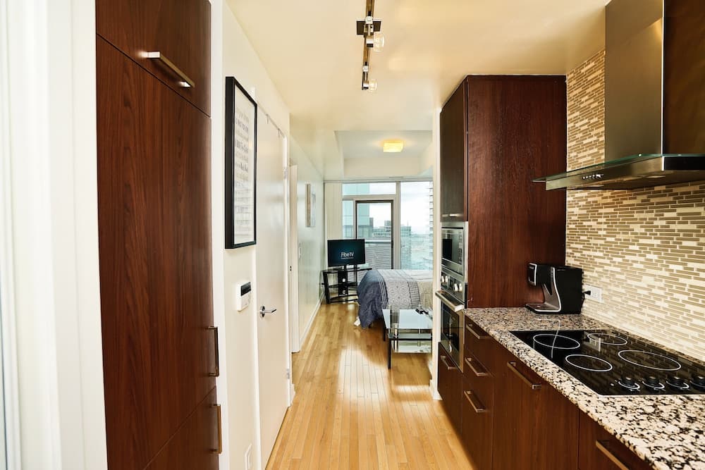 Kitchen at The Front Apartments