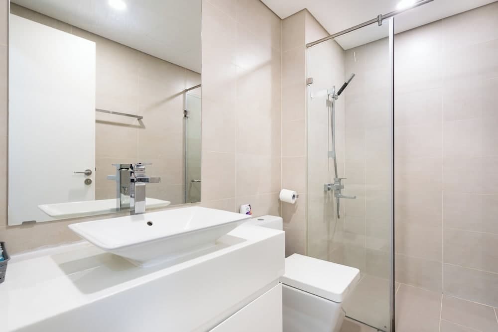 Bathroom at Hapi Riverside Apartment