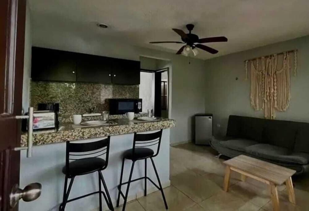 Kitchen at TJ Apartments, Calle 6, PDC