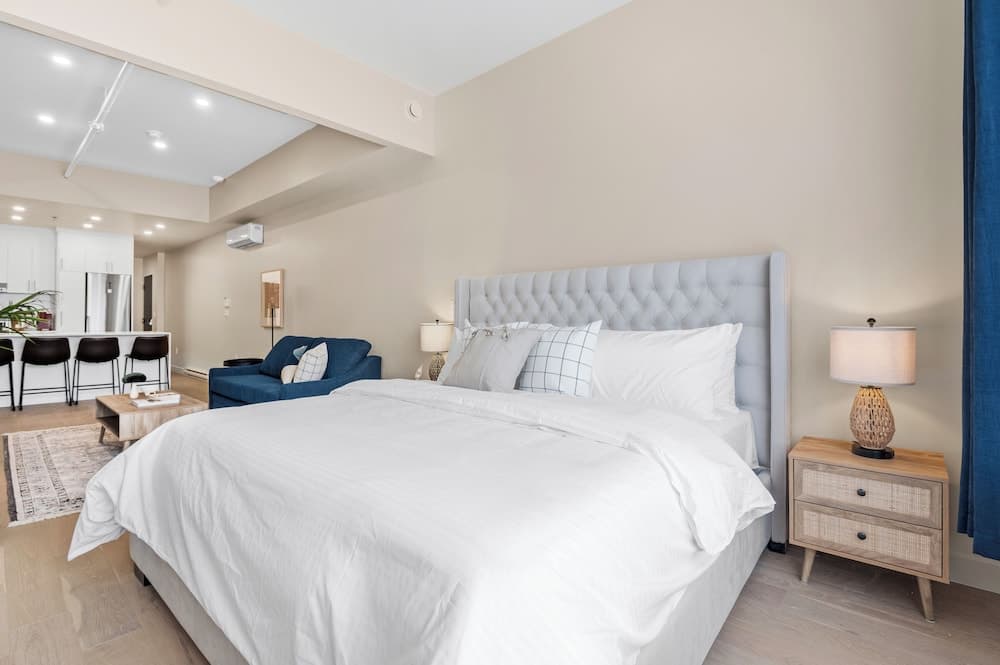 Bedroom at Namaste Suites
