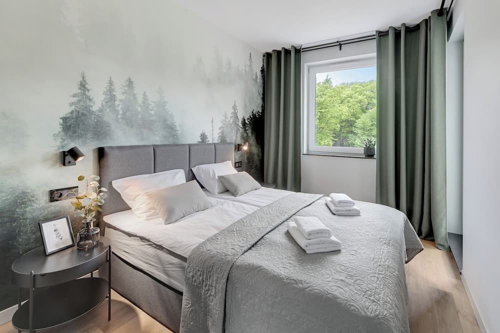 Hotel room at Flatbook City Center Apartment Riverview