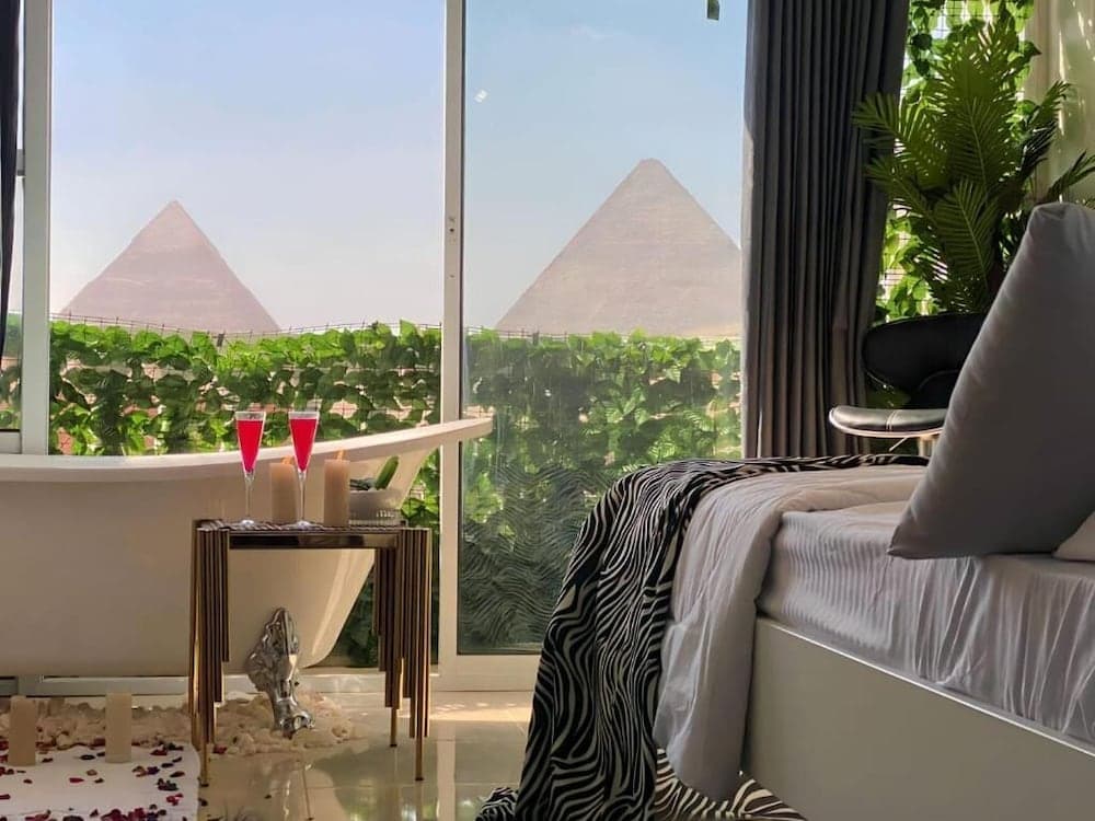 Pharaoh pyramids view, Giza