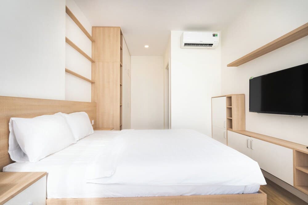 Hotel room at Hapi Riverside Apartment