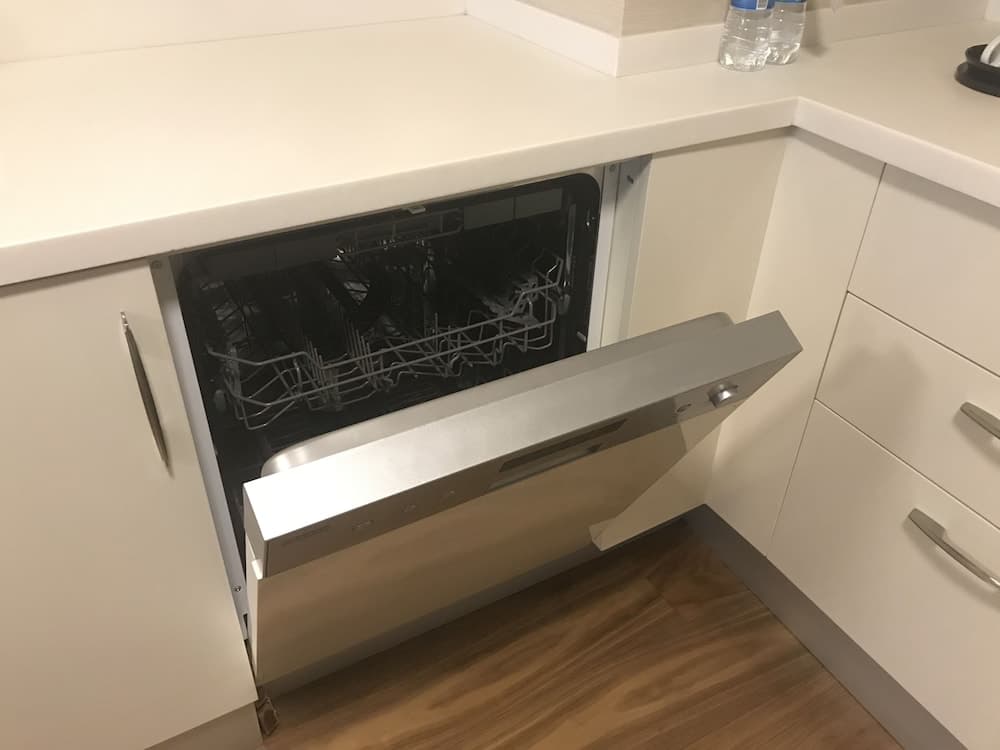 Kitchen at Koza Suites & Apartments