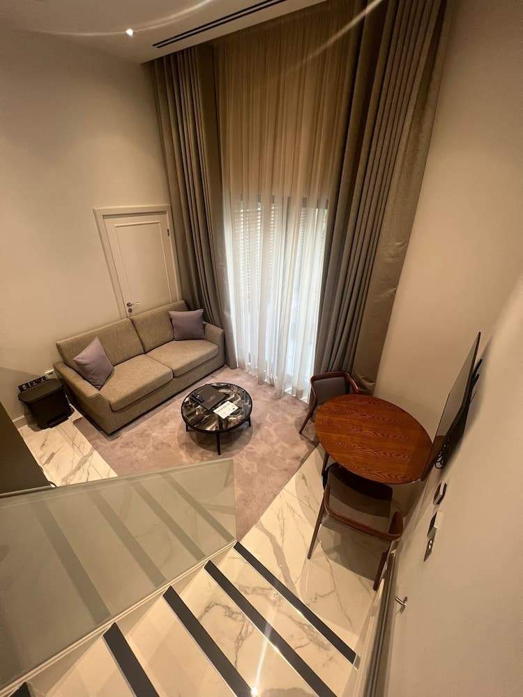 Living room at Sanctum London Regents Park