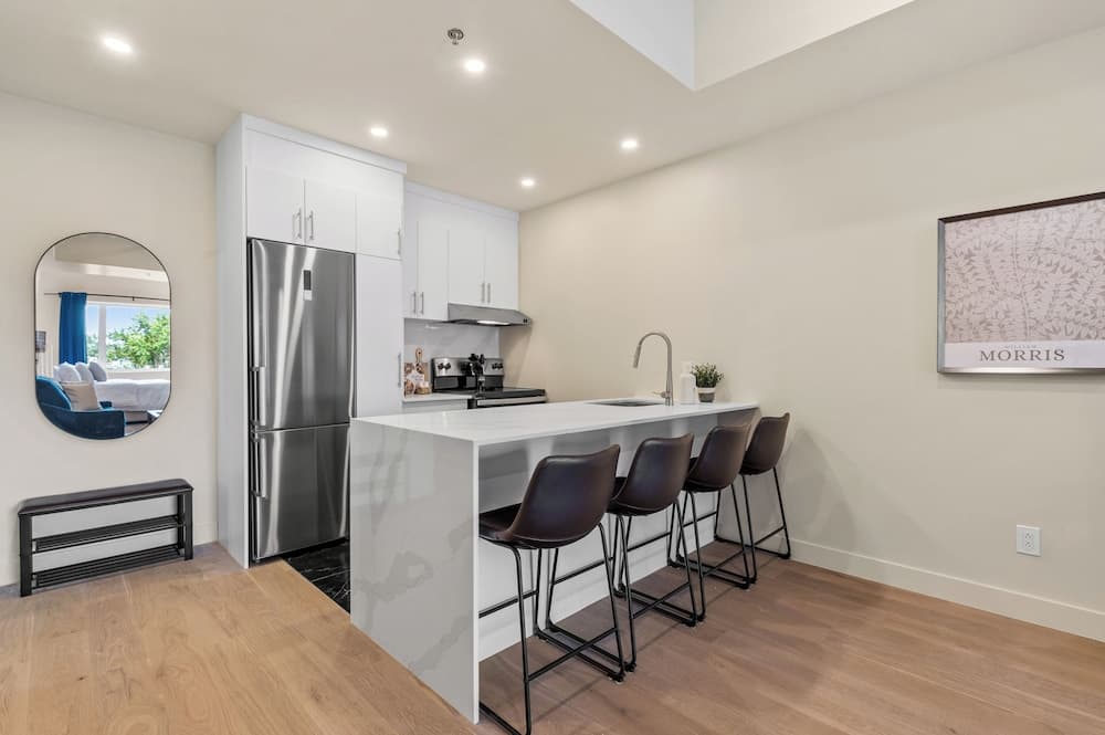 Kitchen at Namaste Suites