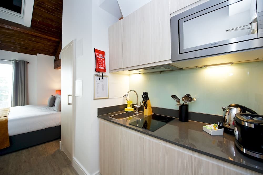 Hotel reception at Staycity Aparthotels, London, Deptford Bridge