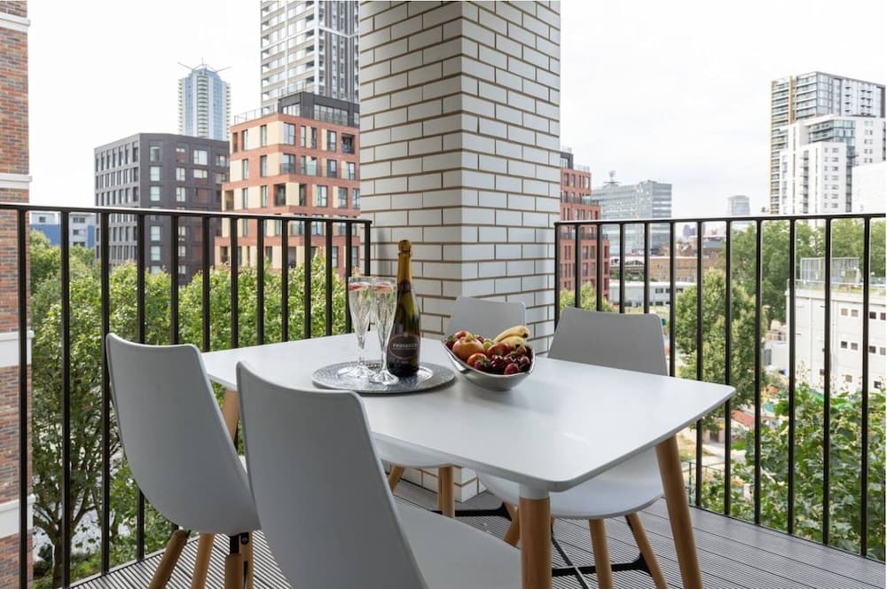Balcony at Deluxe Central London Apartment