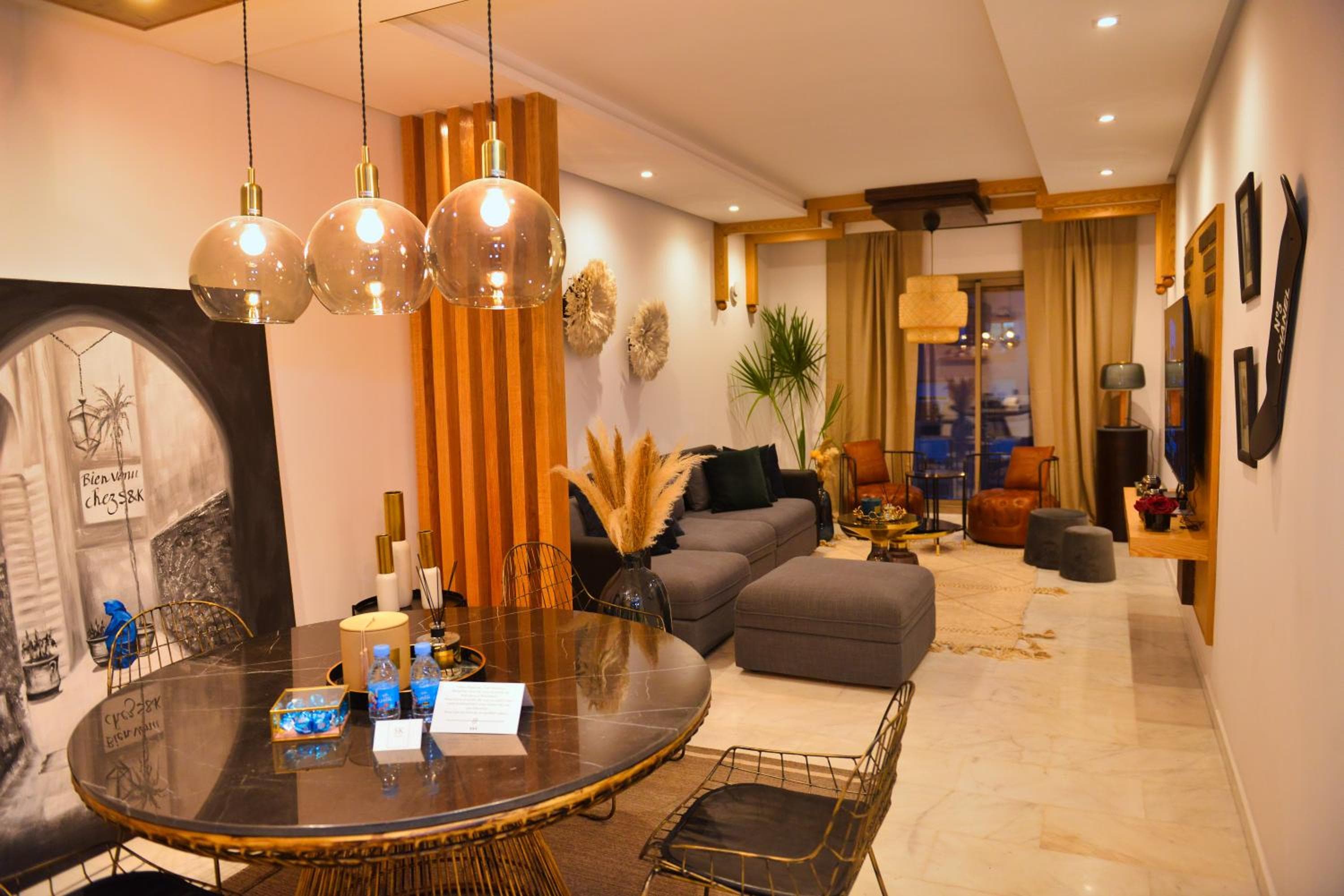 Appartement de prestige climatisé à l'hivernage 400m de la Gare, Marrakech, photo 3