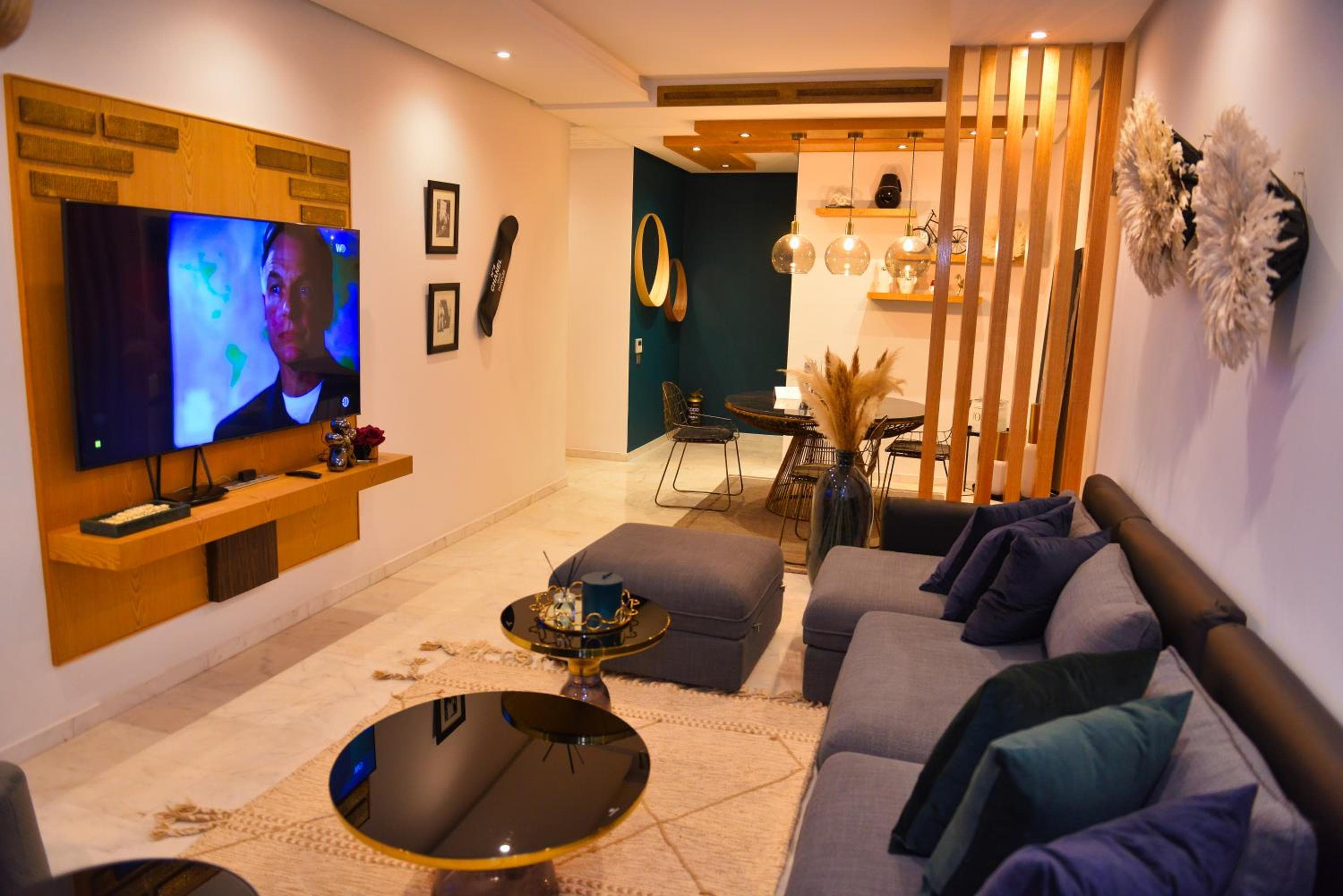 Appartement de prestige climatisé à l'hivernage 400m de la Gare, Marrakech