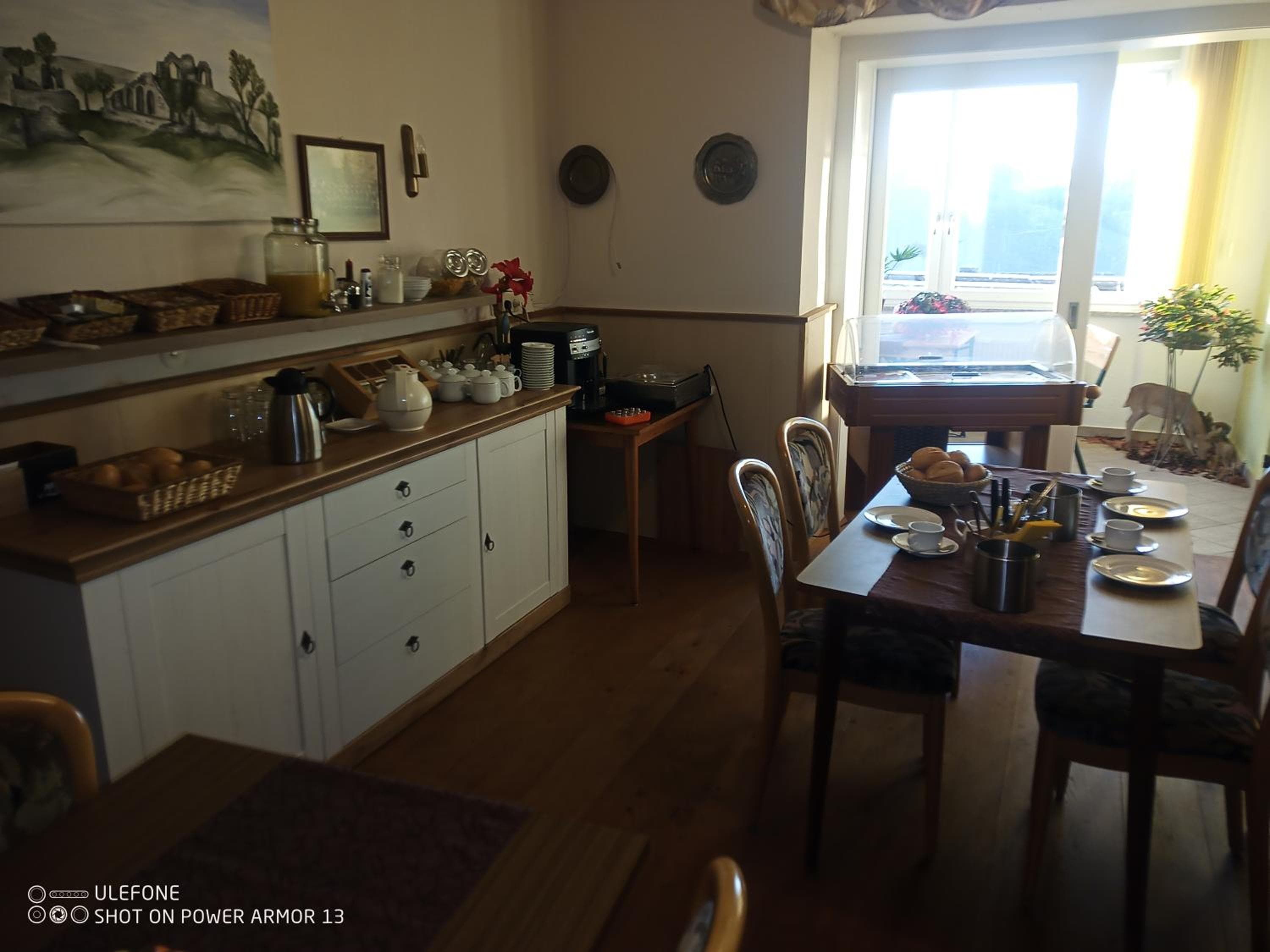 Kitchen at Gasthof Happe
