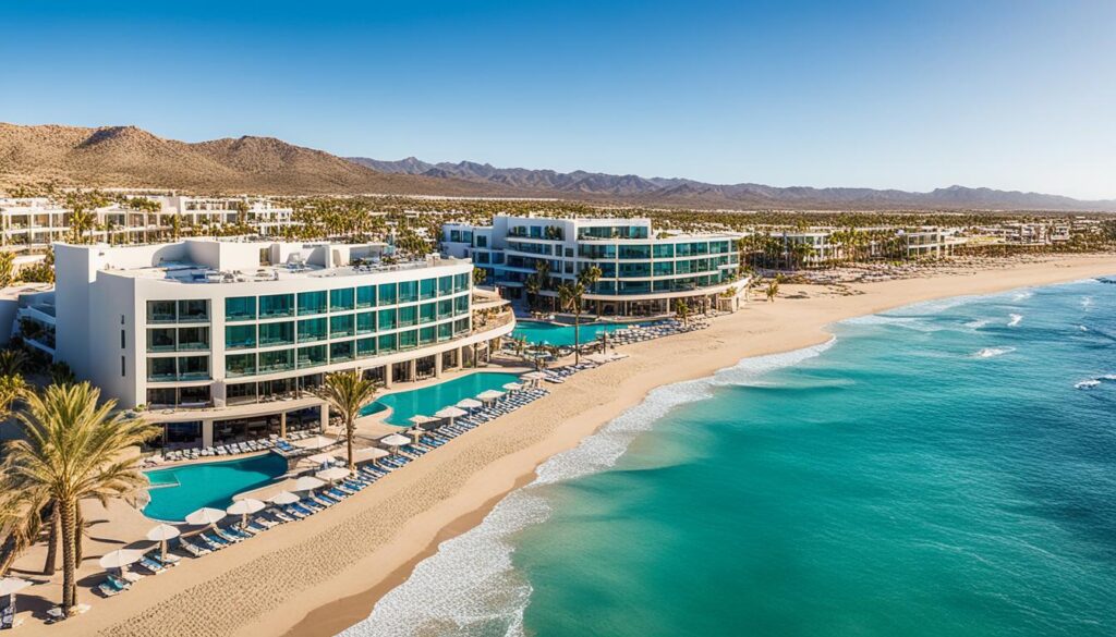 beachfront aparthotel Baja California