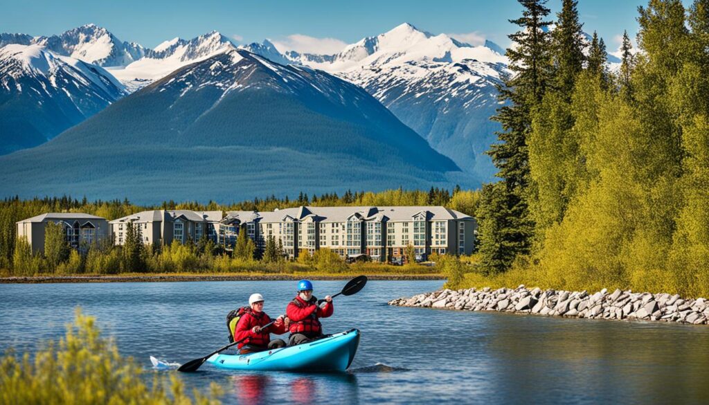 Anchorage lodging near adventure activities