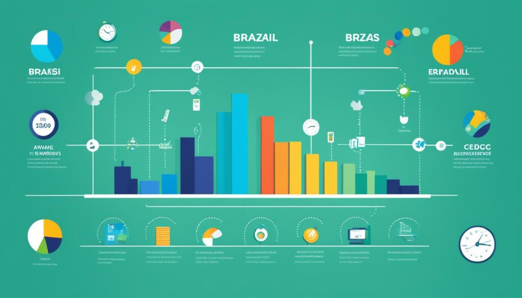 Average hourly wage in Brazil
