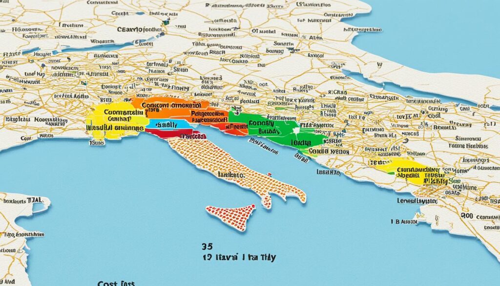 Cost of living index Italy