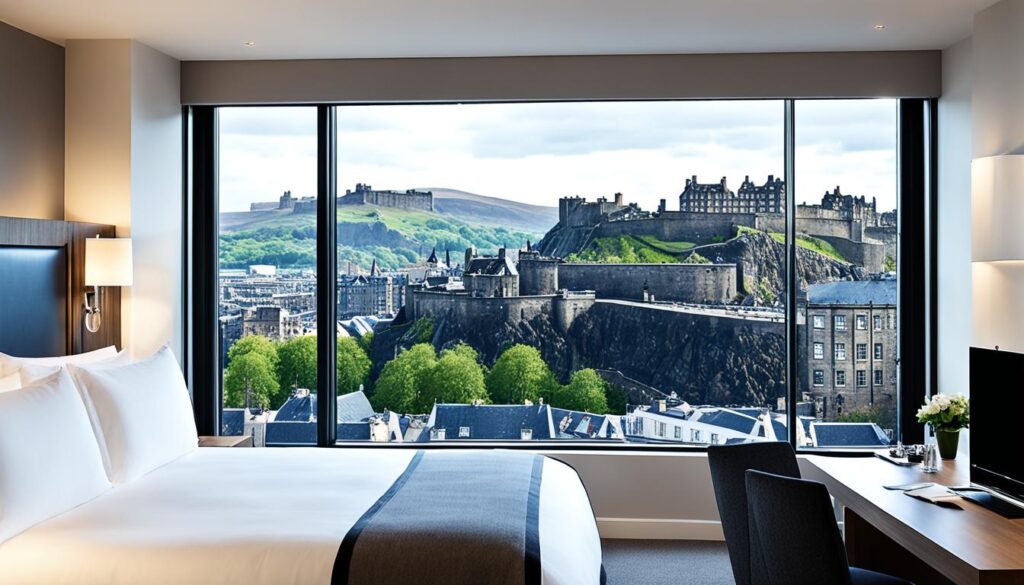 Edinburgh Castle view suites